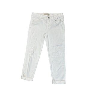 Liverpool‎ The Girlfriend Jeans in Distressed White Wash Size 4/27